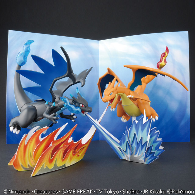 Pokepla : Mega Lizadon X VS Mega Lizadon Y Set