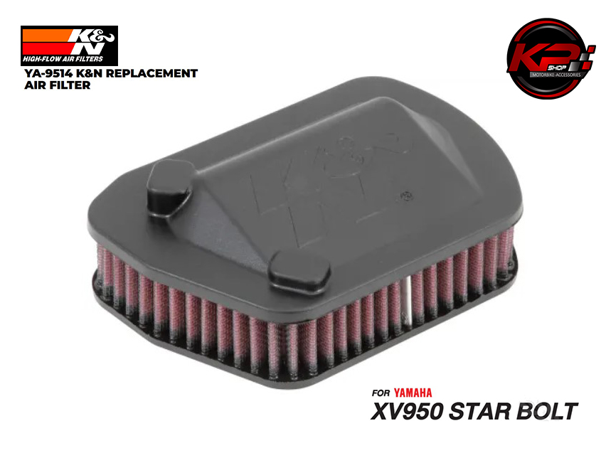 กรองอากาศ K&N FOR YAMAHA XV950 STAR BOLT (YA 9514)