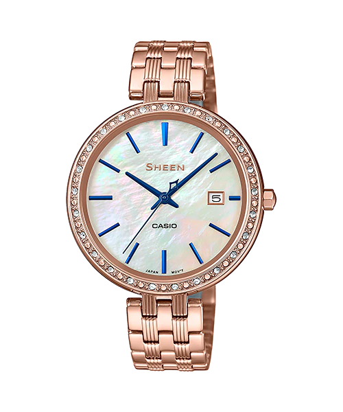 Casio Sheen 3-Hands Analog รุ่น SHE-4052PG-2A