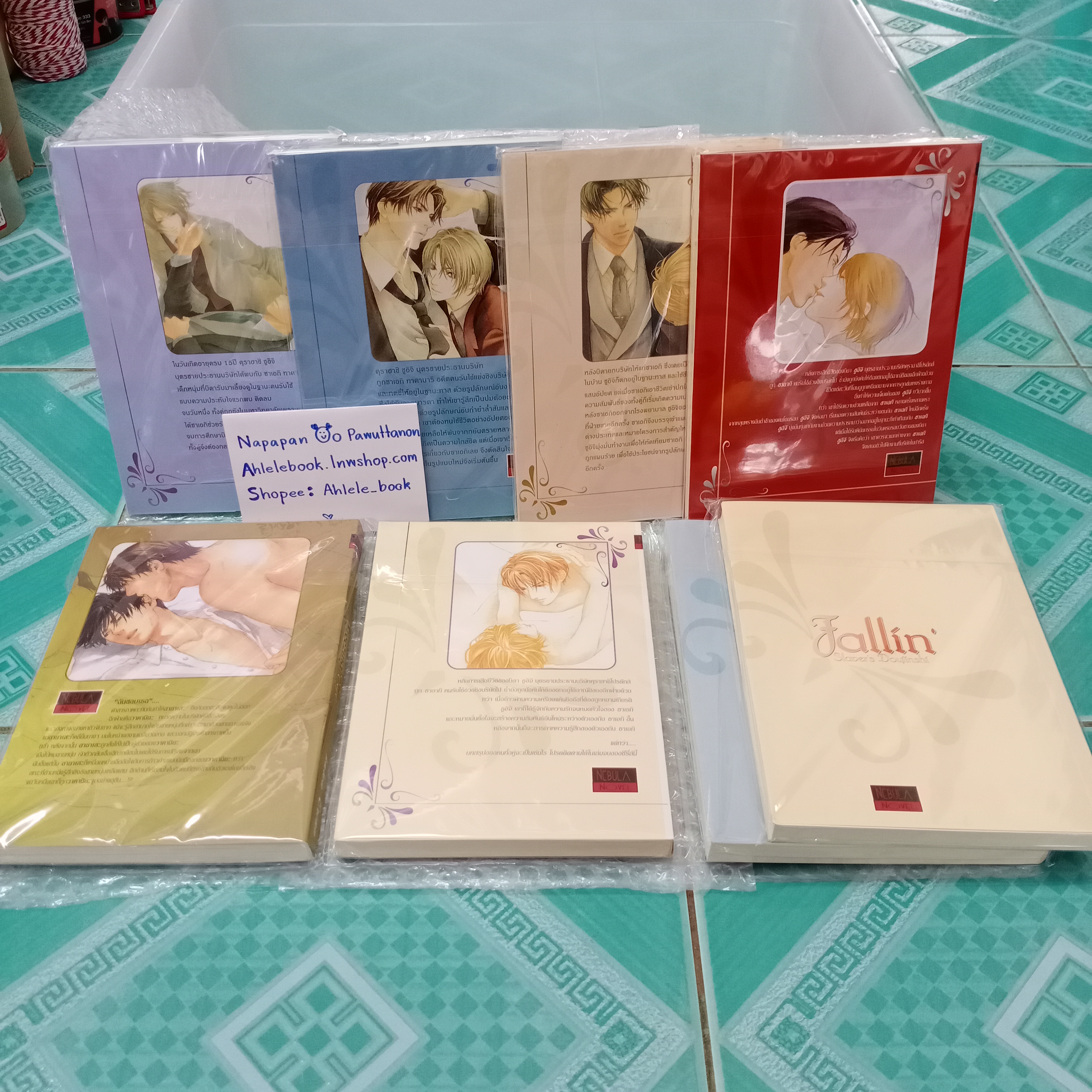 [นิยายวาย] เซ็ต Slaver 8 เล่ม + โดจิน 2 เล่ม + ที่คั่น/โปสการ์ด