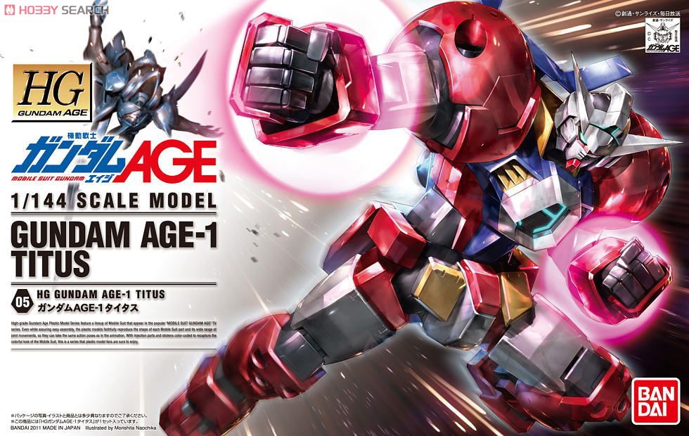 1057384 BANDAI SPIRITS GUNDAM AGE HG 1/144 GUNDAM AGE-1 TITUS