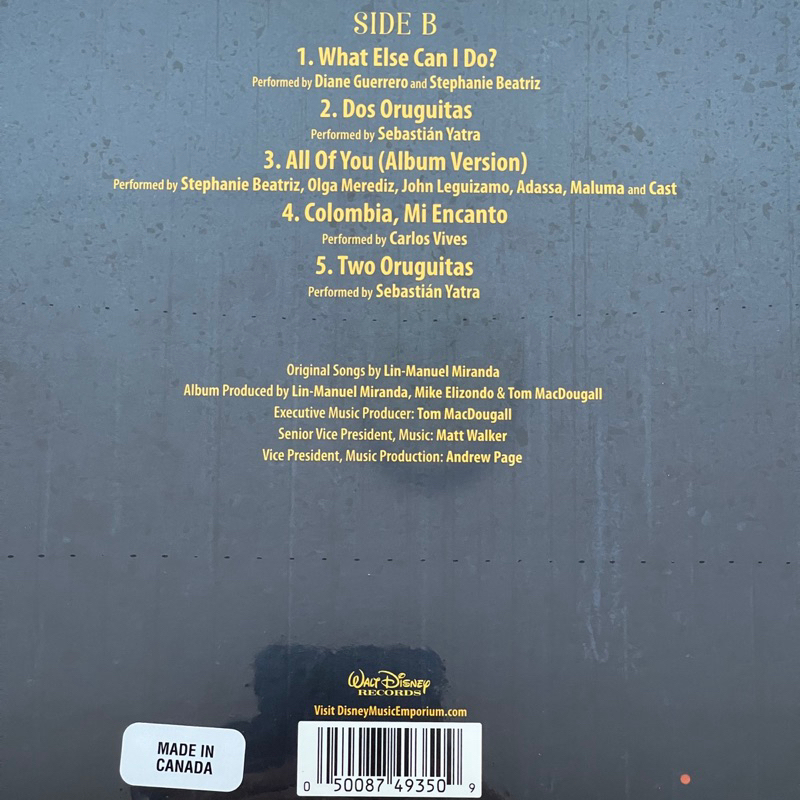 แผ่นเสียง Various - Encanto Original song by Manuel Miranda ,Vinyl, LP, Album , US, มือหนึ่ง ซีล