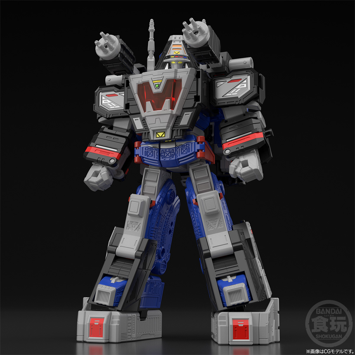 BANDAI SUPER MINIPLA DENJI GATTAI GALAXY MEGA MULTI GATTAI DELTA MEGA SET