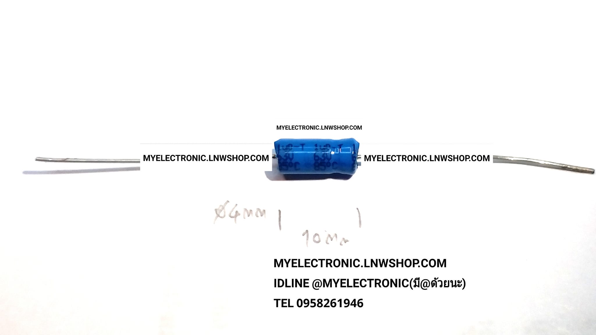 ขาย 1UF63V DC Cนอนมีขั้วบวกลบ + - 1UF63Vทรงนอนมีขั้ว คาปาซิเตอร์ อิเล็กโตรไลท์ CAPACITOR ELECTROLITE ยี่ห้อ BC ของแท้ ชนิด85c LONGLIFE คาปาซิเตอร์ทรงนอนมีขั้ว ราคา ตัวละ . . . . หน่วย บาท