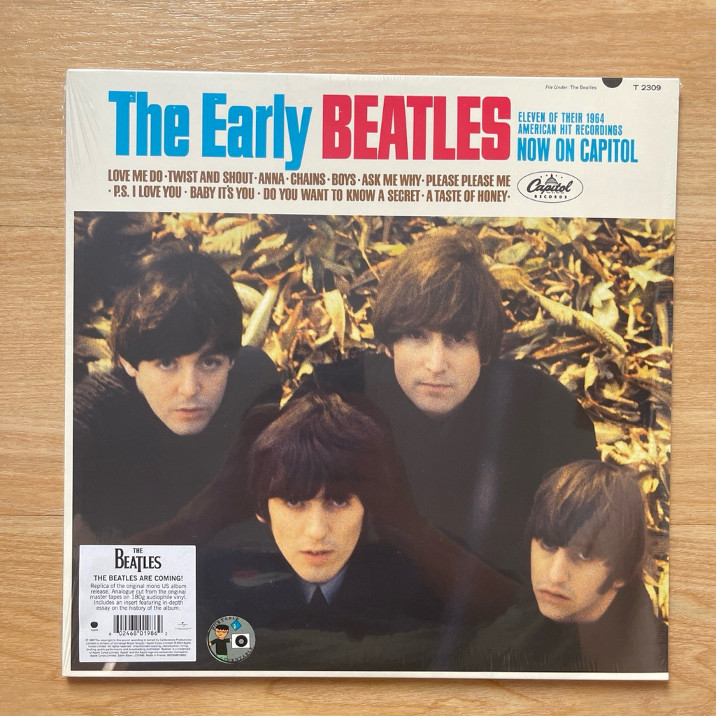 แผ่นเสียง The Early Beatles, Vinyl, LP, Album, Compilation, Reissue, Mono, 180g ,EU มือหนึ่ง ซีล