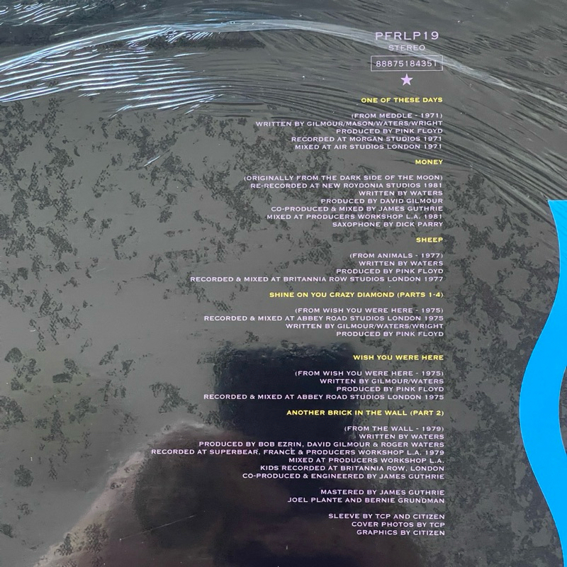 แผ่นเสียง Pink Floyd - A Collection Of Great Dance Songs ,Vinyl, LP, Compilation, Reissue, Remastered, 180 Gram แผ่นเสียงมือหนึ่ง ซีล