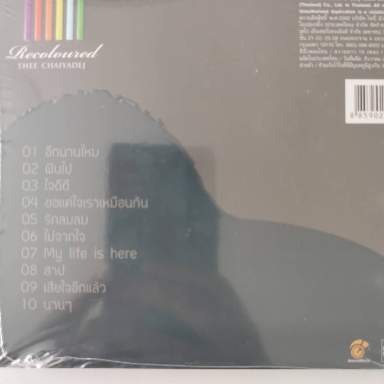 CD ซีดีเพลง Thee Chaiyadej: Recoloured (CD)