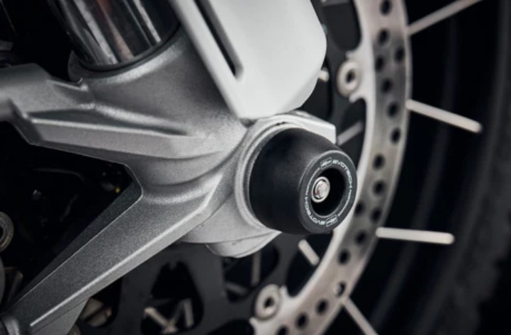 กันล้มหน้า Evotech Front Spindle Bobbins - Ducati DesertX (2022+)