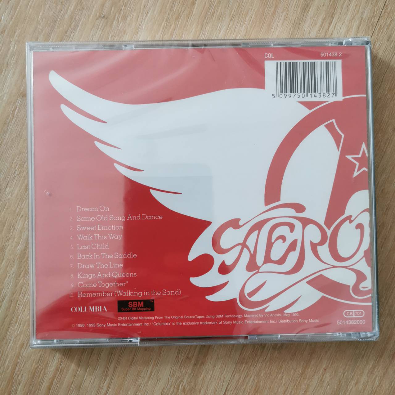 CD ซีดีเพลง Aerosmith – Aerosmith's Greatest Hits แผ่นแท้ ใหม่ ซีล
