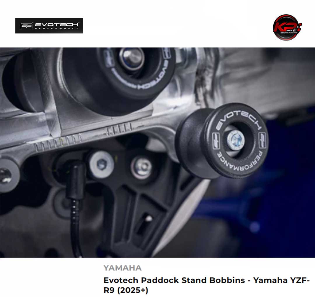 สปูนยกรถ Evotech Paddock Stand Bobbins - Yamaha YZF-R9 (2025+)