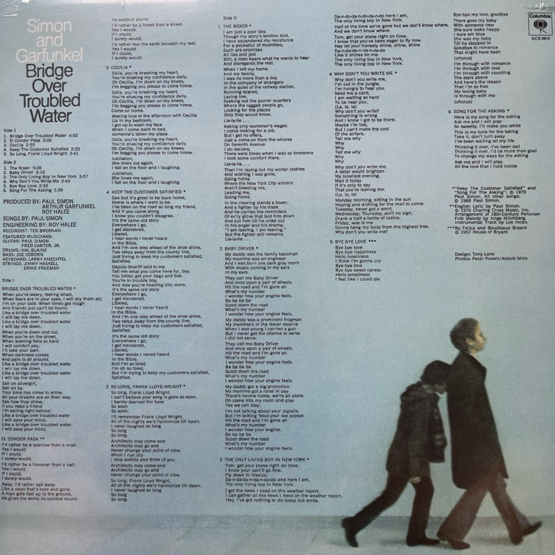 แผ่นเสียง Simon & Garfunkel - Bridge Over Troubled Water , Vinyl, LP, Album, Reissue, Clear มือหนึ่ง ซีล