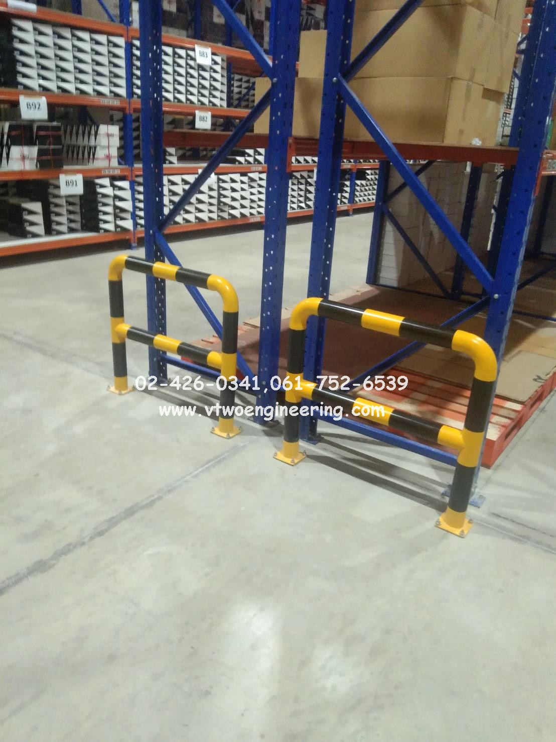 ราวเหล็กกันชน / crash protection barriers No.6