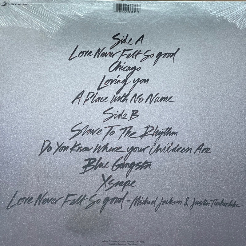 แผ่นเสียง Michael Jackson Xscape , Vinyl, LP, Album, Stereo, Gatefold, 180 gram แผ่นเสียงมือหนึ่ง ซีล