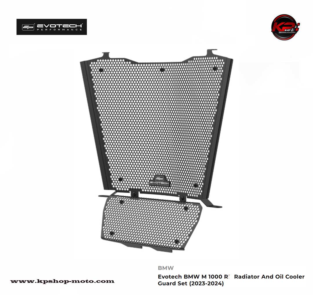 การ์ดหม้อน้ำ Radiator And Oil Cooler Guard Set EVOTECH FOR BMW M1000RR / M1000R (2023-2025)