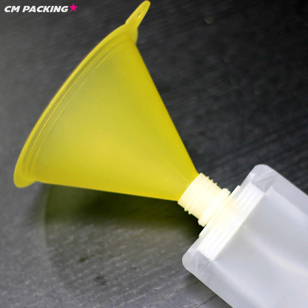 กรวยขนาดใหญ่ สำหรับบรรจุของเหลว เนื้อพลาสติกใสอย่างดี