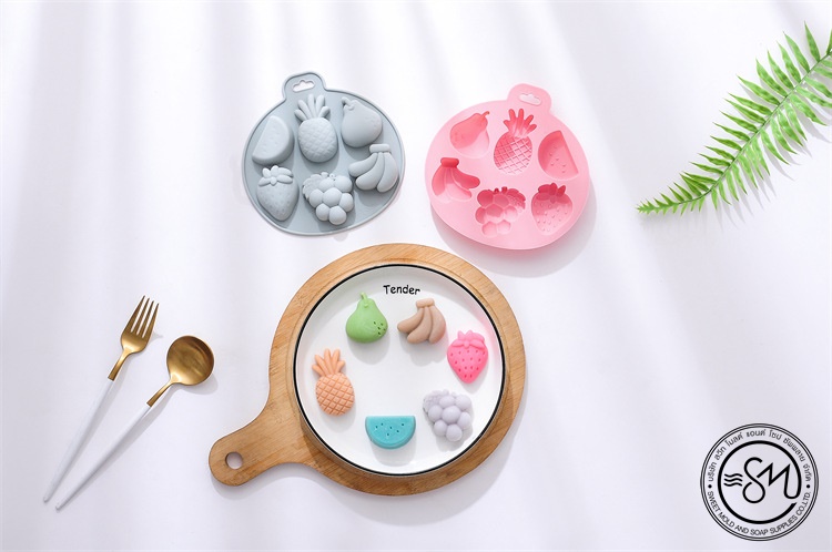 แม่พิมพ์ผลไม้คละลาย 6 ช่อง ขนาด 20-30 กรัม