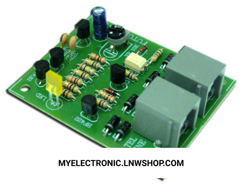 FK323 ป้องกันการลักลอบใช้โทรศัพท์ จากเครื่องพ่วง (ยังไม่ประกอบลงPCB)