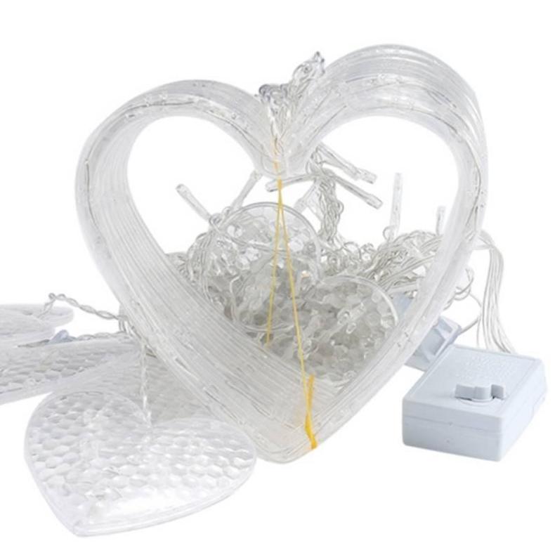 ไฟประดับตกเเต่งปีใหม่ ไฟม่าน led รูปหัวใจ [กดเลือกเเสง] เเสงขาว white / warmwhite / rgb ปรับได้ 8 โหมด เลือกไฟนิ่งหรือไฟกระพริบได้ ใช้สำหรับเป็นไฟเเฟนซีประดับอาคาร สถานที่ ตกเเต่งสวน งานปีใหม่ งานลอยกระทง ไฟประดับห้อง ไฟตกเเต่ง led ไฟปีใหม่ ไฟคริสมาส