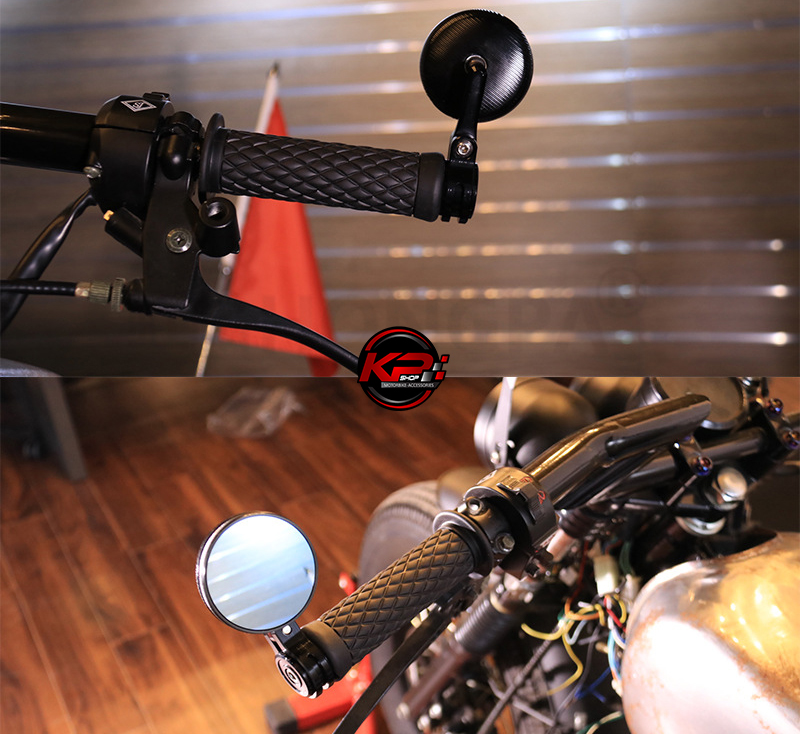 กระจกปลายแฮนด์ ทรงกลม