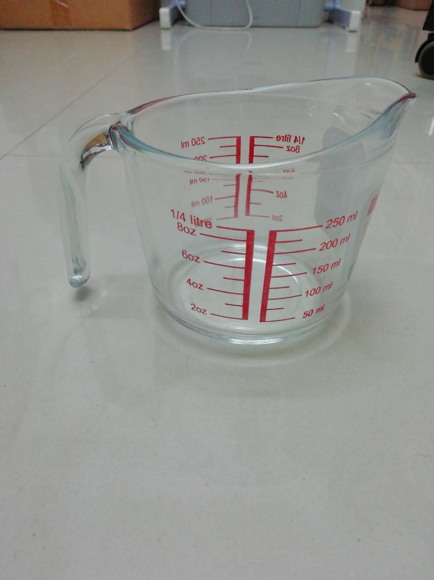 บีกเกอร์แก้วแบบหนา ขนาด 250 ML