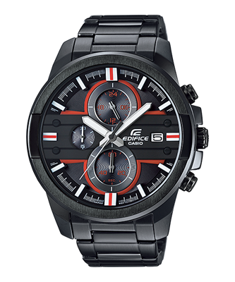 Casio Edifice Chronograph All Black Sport Watch รุ่น EFR-543BK-1A4