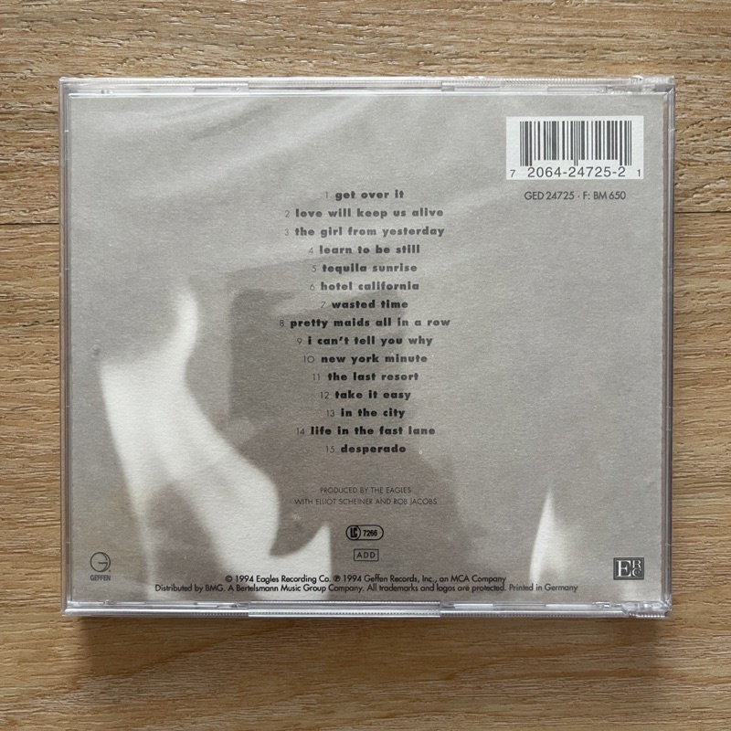 CD ซีดีเพลง Eagles : Hell Freezes Over ,มือสอง สภาพดี (มีรอยที่หน้าปก)