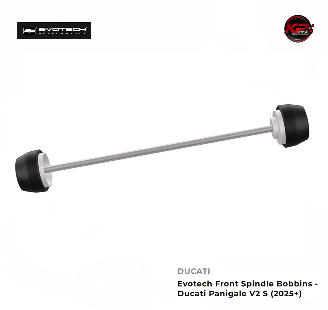 กันล้มหน้า Evotech Front Spindle Bobbins - Ducati Panigale V2 S (2025+)
