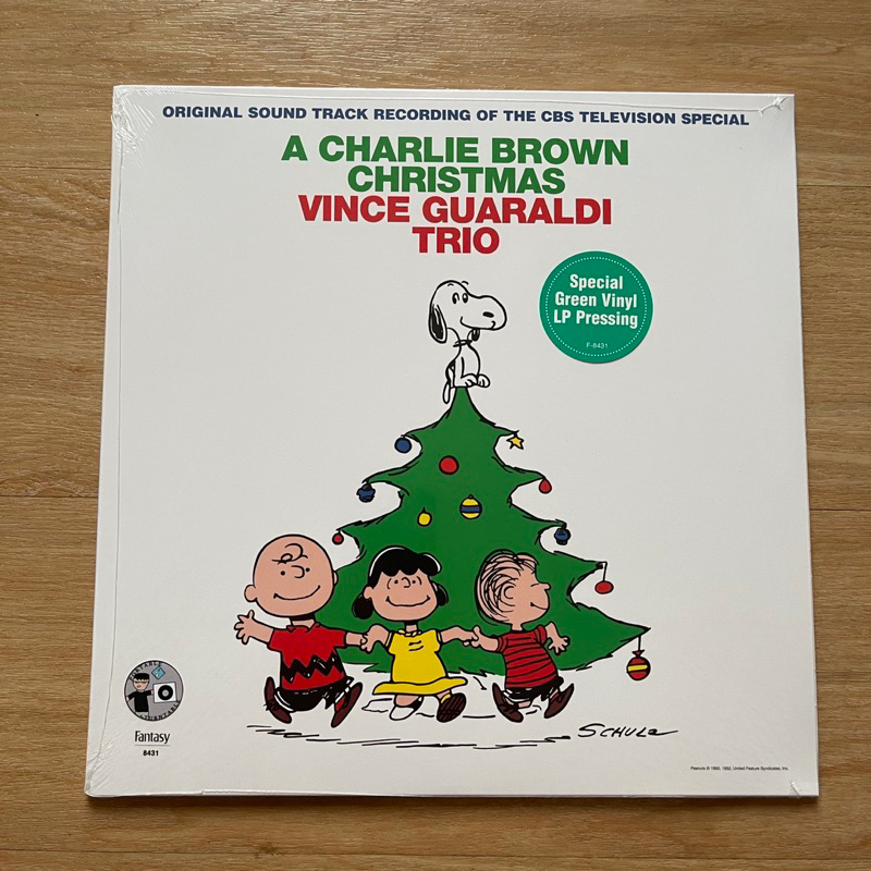 แผ่นเสียง A Charlie Brown Christmas - Special Green Vinyl, LP, Album, Reissue, Stereo มือหนึ่ง ซีล