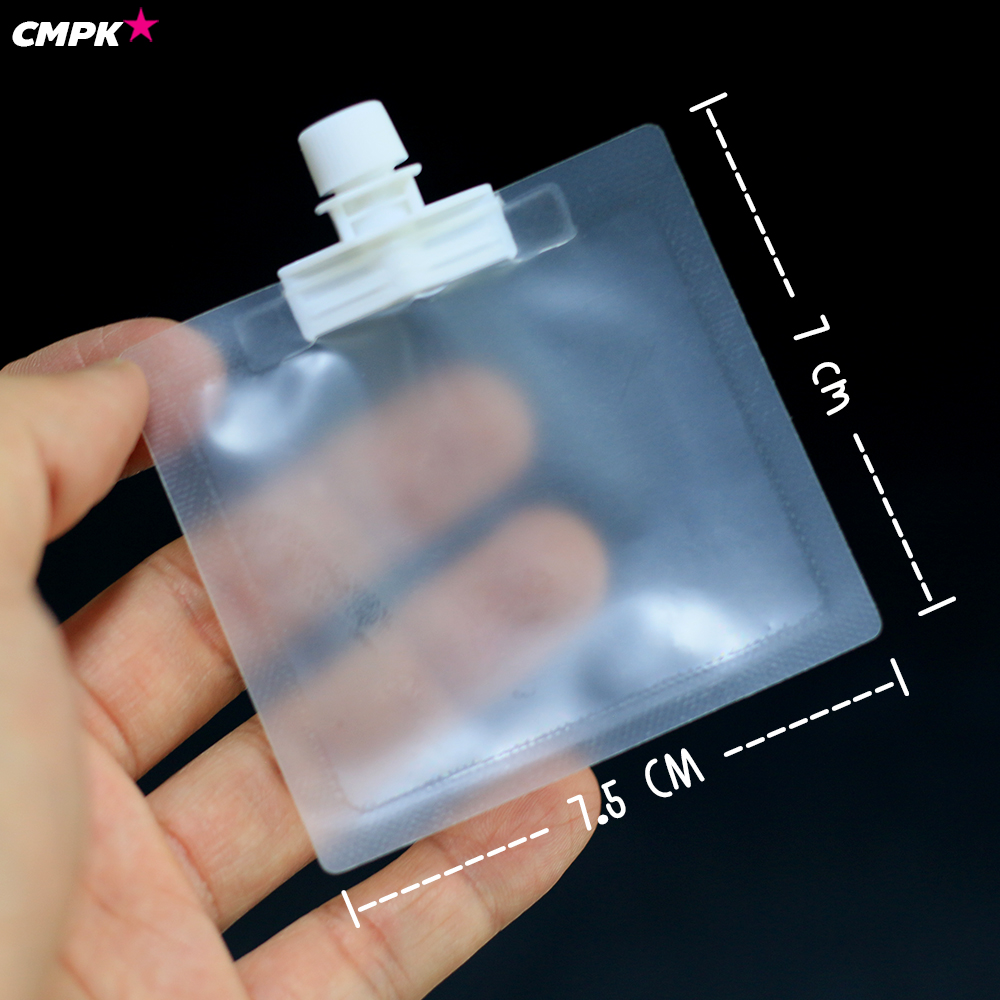 (100 ใบ) ซองฝาเกลียว ซองเทสเตอร์ สำเร็จรูป เนื้อ Matte ขนาดบรรจุ 5-15 ml