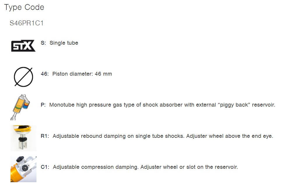 โช๊คอัพแต่ง OHLINS DU509 FOR DUCATI SCRAMBLER DESERT SLED 803cc