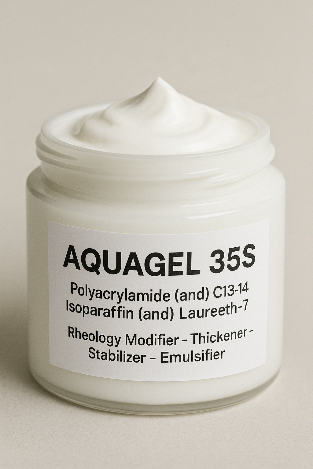 เจลสร้างเนื้อครีม AQUAGEL 35S | ครีมเนียนแน่น ใช้ง่าย ไม่ต้องตีร้อน