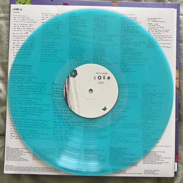 แผ่นเสียง olivia sour *Limited Edition Light Blue Transparent แผ่นเสียงมือหนึ่ง ซีล