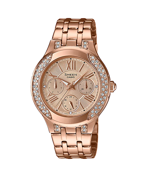 Casio Sheen หลายเข็ม รุ่น SHE-3809PG-9A