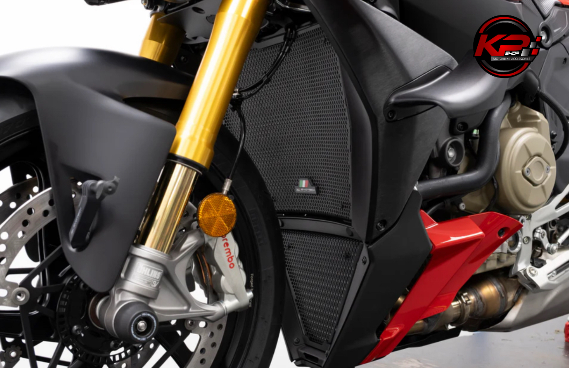 การ์ดหม้อน้ำ Evotech Radiator Guard Set - Ducati Streetfighter V4 (2025+)