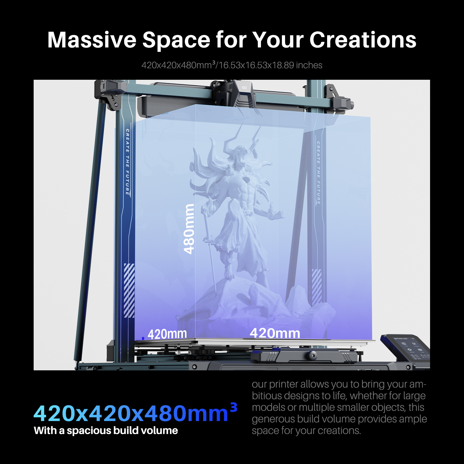 เครื่องพิมพ์ 3 มิติ (3D Printer) Elegoo Neptune 4 Max by In2real3d