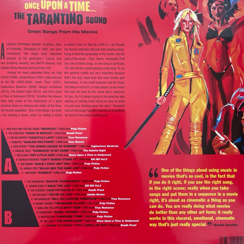 แผ่นเสียง Once Upon A Time: The Tarantino Sound / Various - Limited 180-Gram Vinyl มือหนึ่ง ซีล