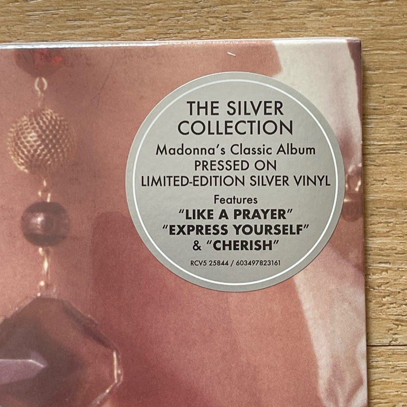 แผ่นเสียง Madonna - Like A Prayer ,Vinyl, LP, Album, Limited Edition, Reissue, Silver มือหนึ่ง ซีล