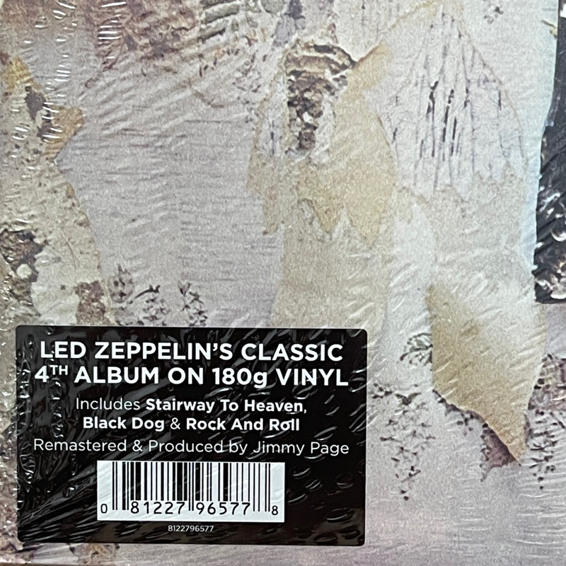 แผ่นเสียง Led Zeppelin – Untitled ,Vinyl, LP, Album, Reissue, Remastered, 180g, Gatefold แผ่นเสียงมือหนึ่ง ซีล