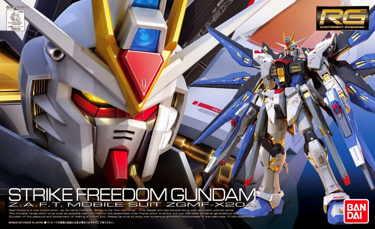 1061617 RG 1/144 ZGMF-X20A STRIKE FREEDOM GUNDAM