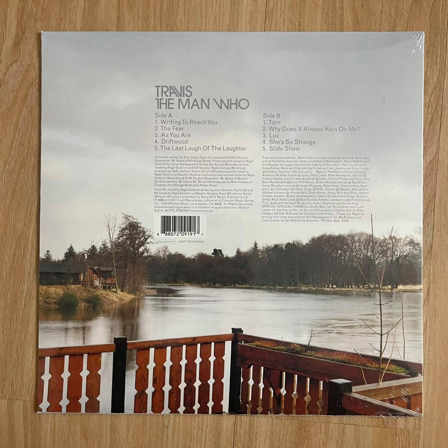 แผ่นเสียง Travis the man who(20th Anniversary Edition) US ,Vinyl, LP, Album, Repress แผ่นเสียง มือหนึ่ง