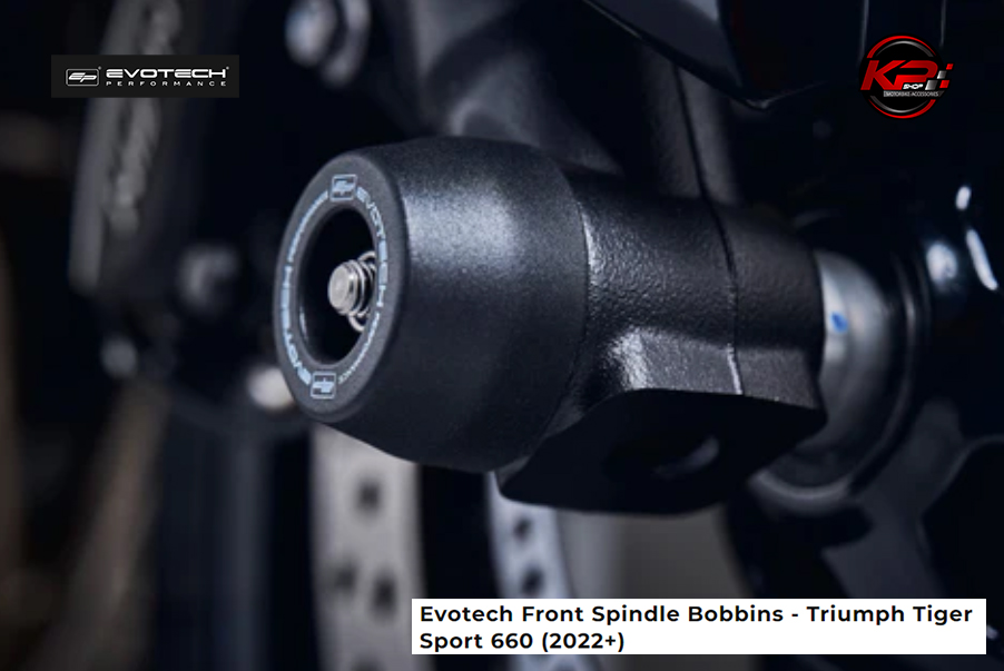 กันล้มหน้า Evotech Front Spindle Bobbins - Triumph Tiger Sport 660 (2022+)
