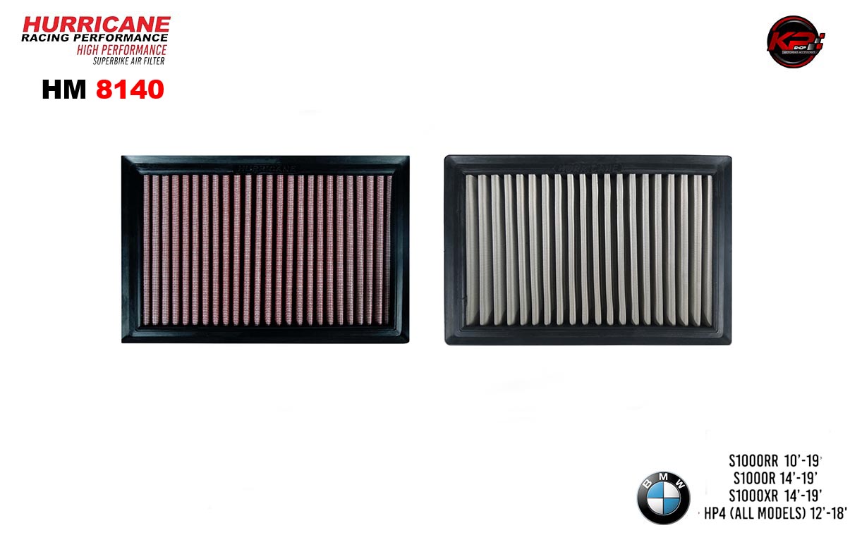 กรองอากาศ HURRICANE FOR BMW S1000R/S1000RR/S1000XR/HP4 (COTTON) HM8140