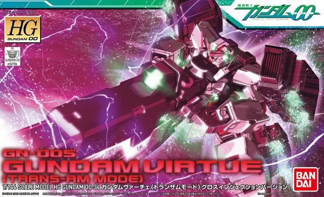 HG 1/144 Gundam Virtue (Trans-am Mode) Gloss Injection Ver.