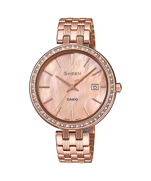 Casio Sheen 3-Hands Analog รุ่น SHE-4052PG-4A
