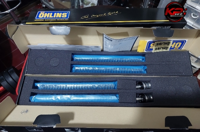 สปริงโช๊คหน้า FSK158 OHLINS FOR HONDA FORZA350