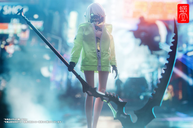 Snail Shell Studio G.N.PROJECT Option Costume Sunechan Hoodie (Fluorescence Yellow Green Ver.) (DOLL ACCESSORY)