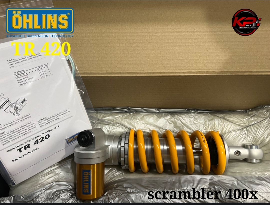 โช๊คอัพหลัง OHLINS TR 420 FOR TRIUMPH SCRAMBLER 400X