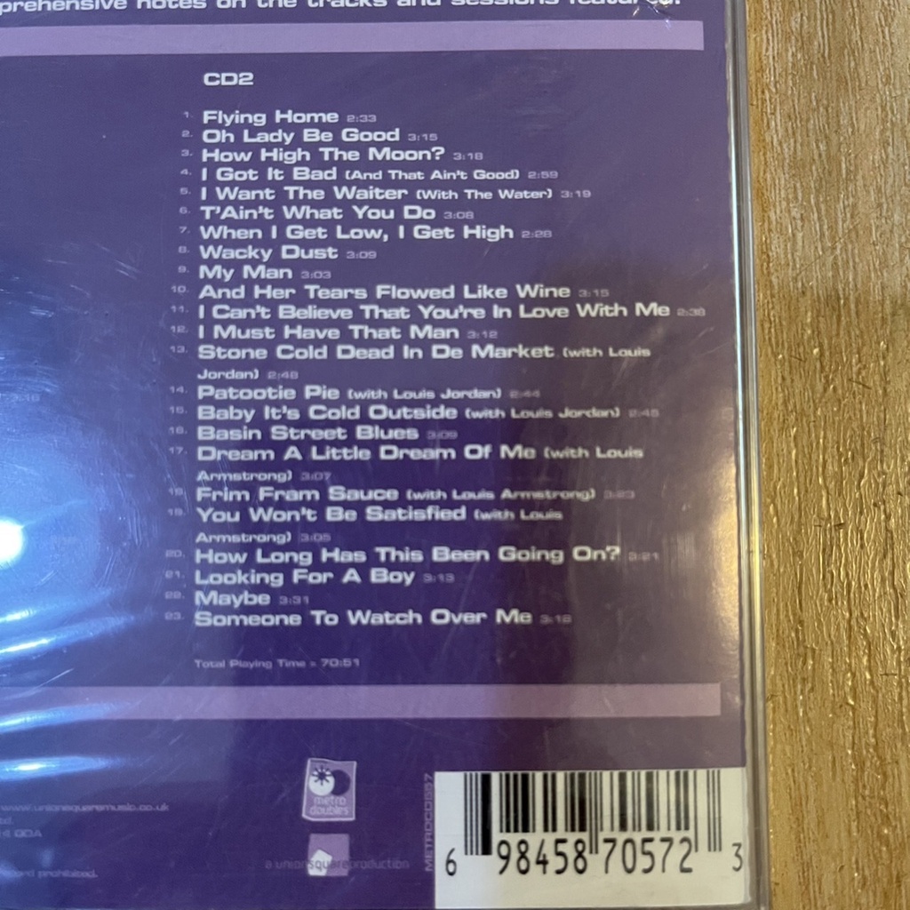 CD ซีดีเพลง Ella Fitzgerald – The Essential Ella Fitzgerald แผ่นเเท้ ใหม่ ซีล