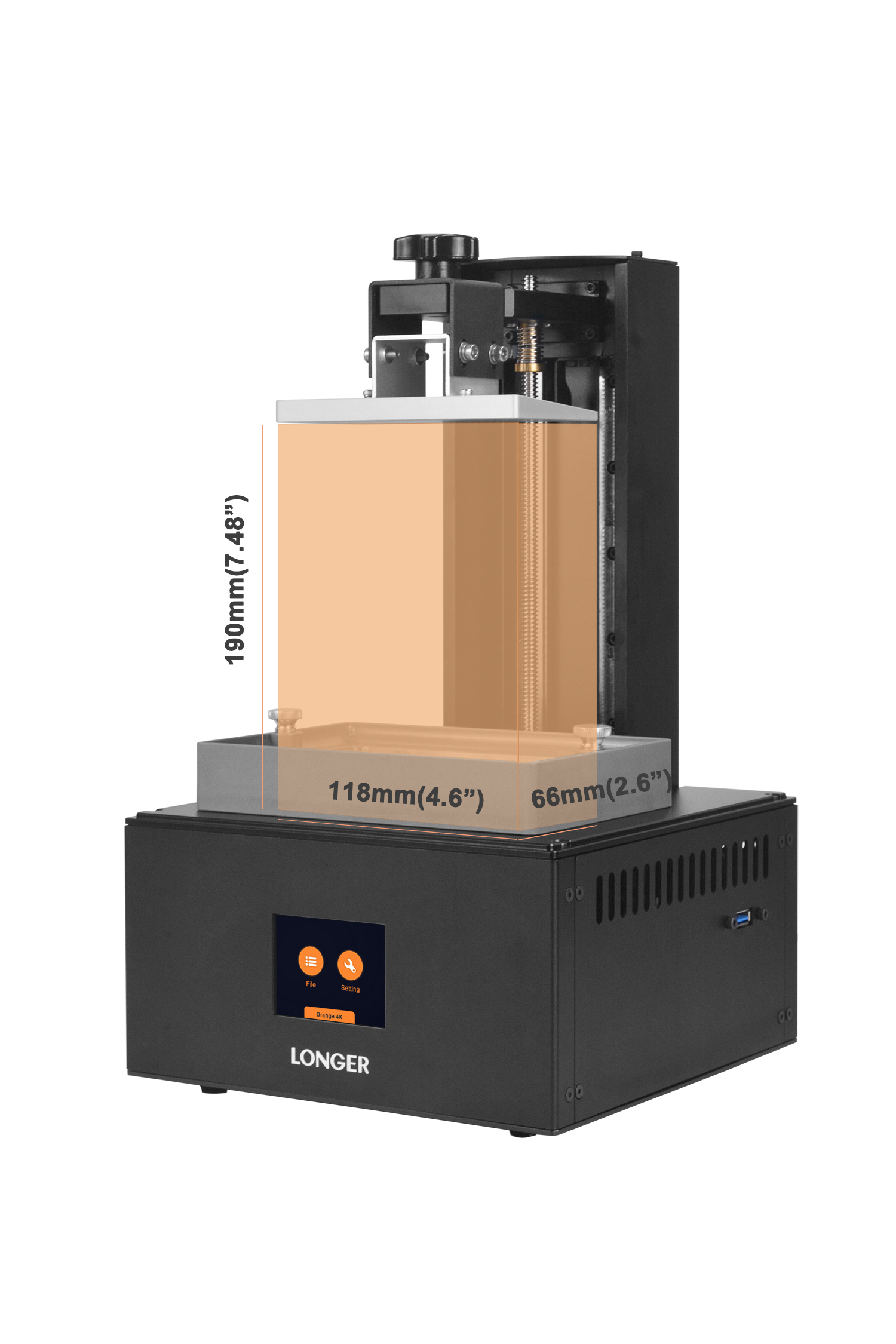 เครื่องพิมพ์ 3 มิติ (3D Printer) Longer Orange 4k Mono