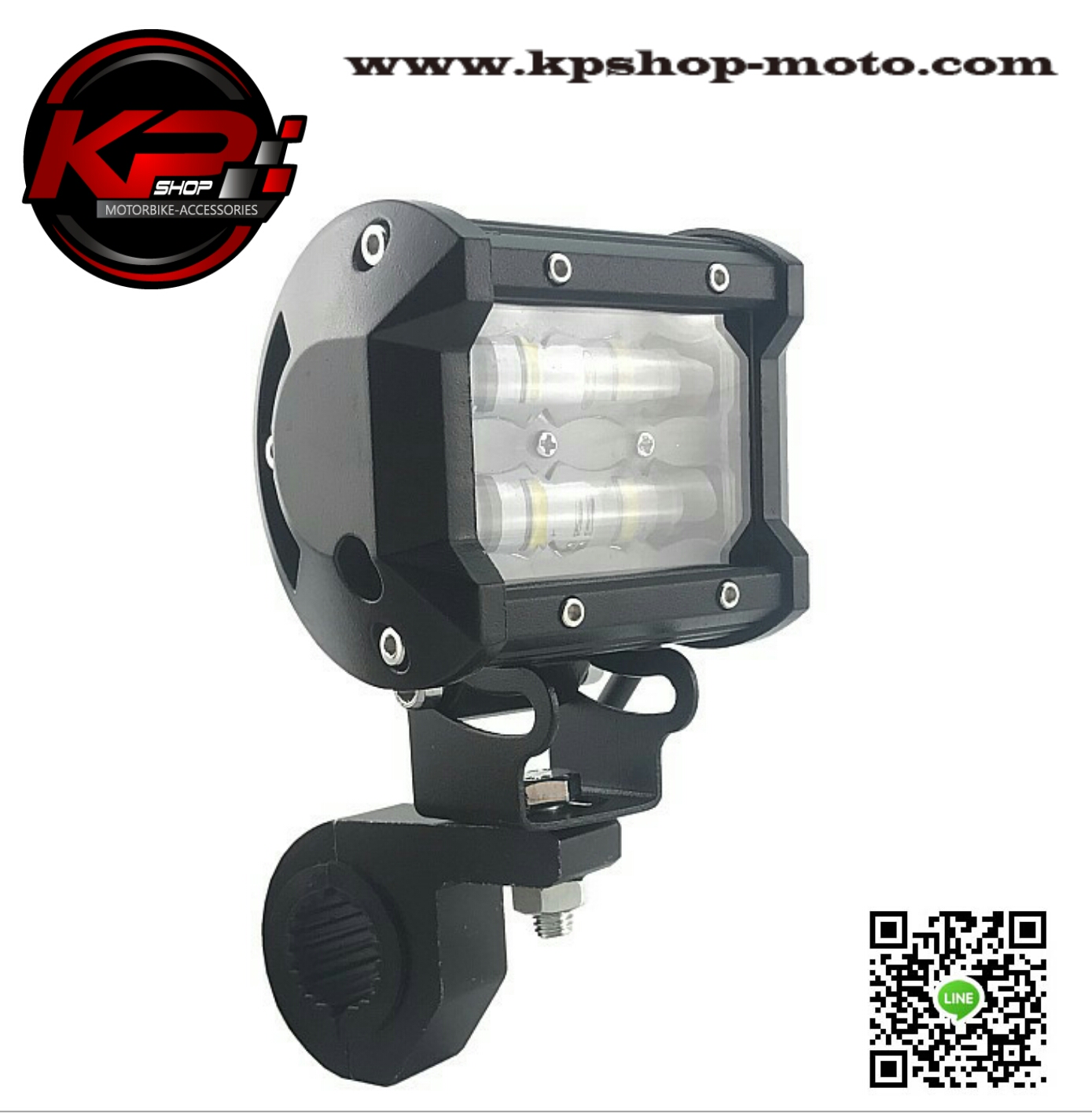 สปอตไชท์ led เลนท์นูนพร้อมขายึดแคชบาร์